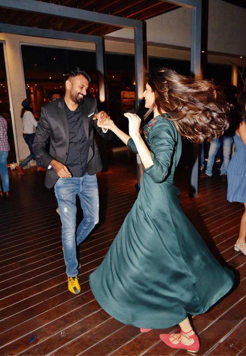 Shashi and Puja social dancing